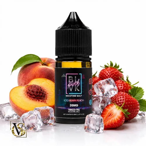 blvk iced berry peach 30ml