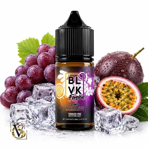 سالت پشن فروت انگور یخ بی ال وی کی | passion grape ice salt 30ml