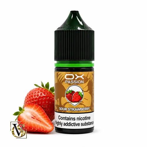 سالت توت فرنگی ترش اکسوا | sour strawberry salt 30ml