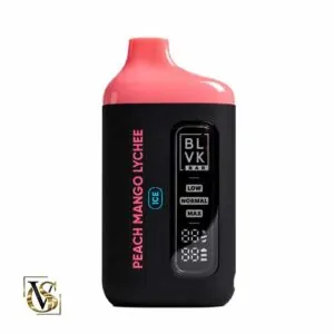 blvk bar disposable peach mango lychee