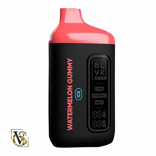 پاد یکبار مصرف هندوانه آدامس بی ال وی کی | blvk bar disposable watermelon gummy